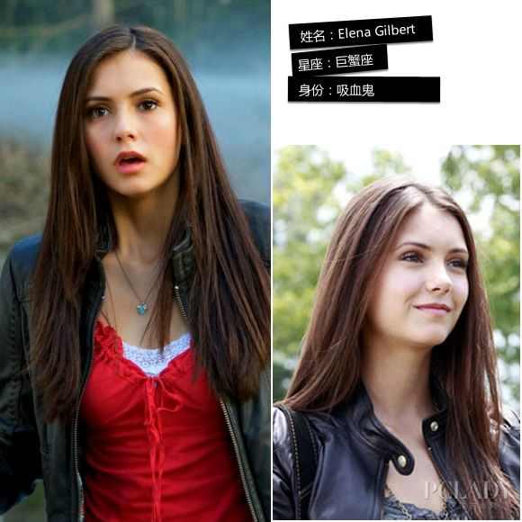 妮娜·杜波夫(nina dobrev)饰 艾琳娜·吉尔伯特(elena gilbert)