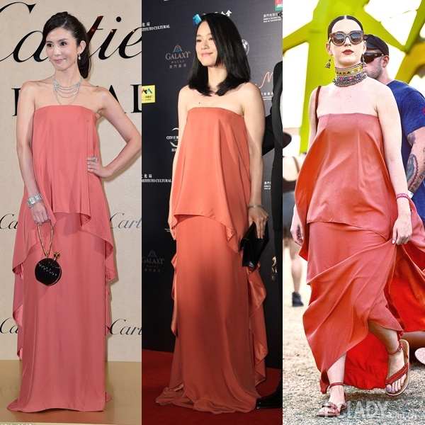 一周女星撞衫 女神赢在鞋子上