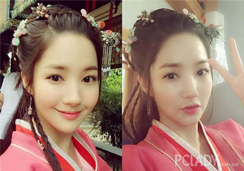 朴敏英变身中国古典美女图片