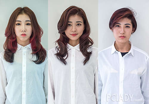 为了让发型师学员们更好地近距离观摩韩国美发的修剪,染烫和造型